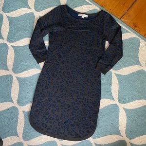 The LOFT - Cheetah Print Sweater Dress